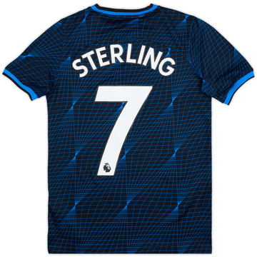 2023-24 Chelsea Away Shirt Sterling #7 - 8/10 - (L.Boys)
