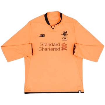 2017-18 Liverpool 125 Years Third L/S Shirt - 5/10 - (L)