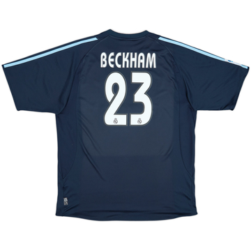 2003-04 Real Madrid Away Shirt Beckham #23 - 8/10 - (XL)