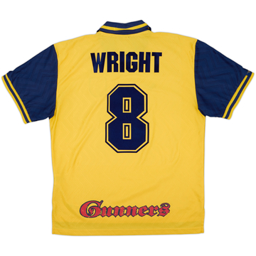 1996-97 Arsenal Away Shirt Wright #8 - 7/10 - (L)