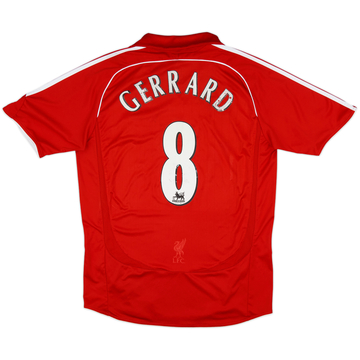 2006-08 Liverpool Home Shirt Gerrard #8 - 5/10 - (M)