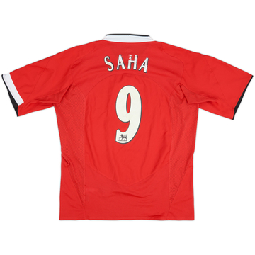 Camiseta de local del Manchester United 2004-06 Saha #9 - 5/10 - (L)