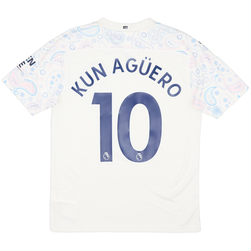 2020-21 Manchester City Third Shirt Kun Aguero #10 (S)