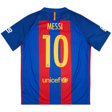2016-17 Barcelona Home Shirt Messi #10 - 9/10 - (L)