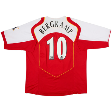 2004-05 Arsenal Home Shirt Bergkamp #10 - 8/10 - (XXL)