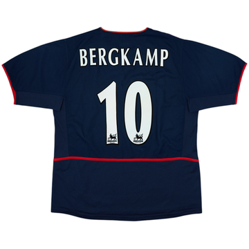 2002-04 Arsenal Away Shirt Bergkamp #10 - 8/10 - (L)