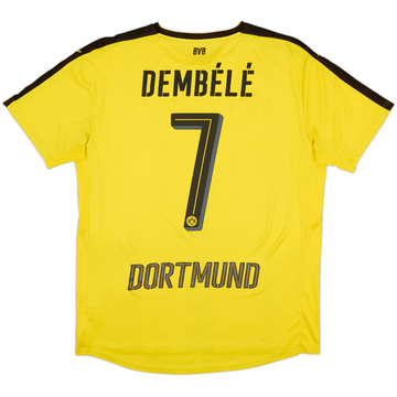 2016-17 Borussia Dortmund Home Shirt Dembele #7 - 7/10 - (L)