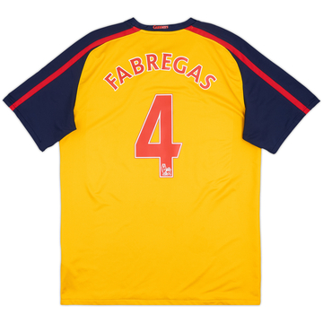 2008-09 Arsenal Away Shirt Fabregas #4 - 6/10 - (L)