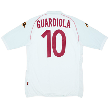 2002-03 Roma European Away Shirt Guardiola #10 - 8/10 - (XL)