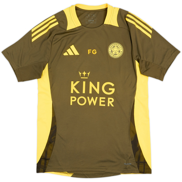 2024-25 Leicester Staff Issue adidas Training Shirt 'FG' - 9/10 - (M)