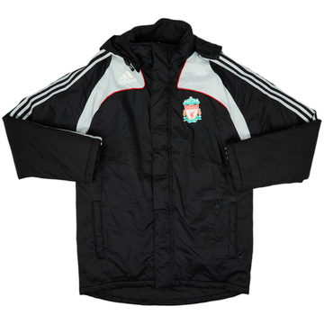 2008-09 Liverpool adidas Padded Bench Coat - 7/10 - (S)
