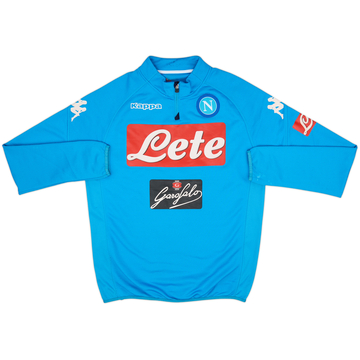 2016-17 Napoli Kappa 1/4 Zip Drill Top - 7/10 - (XL)