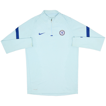 2020-21 Chelsea Nike Vaporknit 1/4 Zip Drill Top - 7/10 - (L)