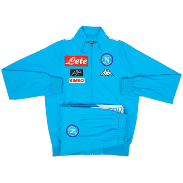 2017-18 Napoli Kappa Tracksuit - 7/10 - (S)