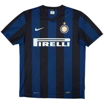 2013-14 Inter Milan Basic Home Shirt - 6/10 - (L)