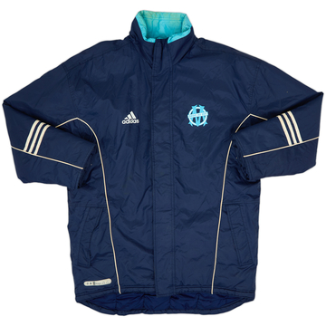 2000-01 Olympique Marseille adidas Padded Bench Coat - 6/10 - (M/L)
