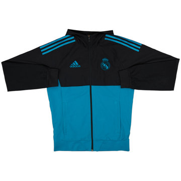 2017-18 Real Madrid adidas Hooded Track Jacket - 7/10 - (S)