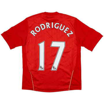 2010-12 Liverpool Home Shirt Rodriguez #17 - 9/10 - (M.Boys)