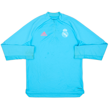 2020-21 Real Madrid adidas 1/4 Zip Drill Top - 4/10 - (L.Boys)