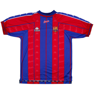 1997-98 Barcelona Home Shirt - 9/10 - (XL)