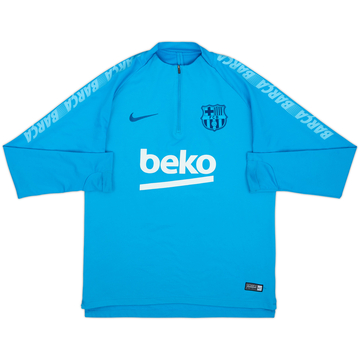 2019-20 Barcelona Nike 1/4 Zip Drill Top - 7/10 - (M)