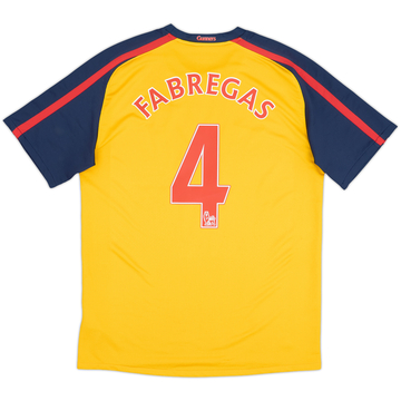 2008-09 Arsenal Away Shirt Fabregas #4 - 6/10 - (M)