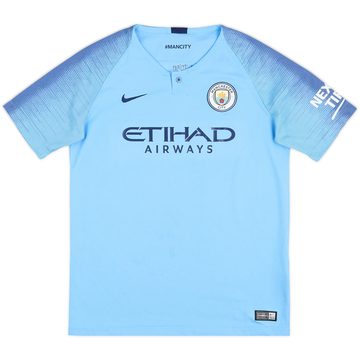 2018-19 Manchester City Home Shirt - 6/10 - (XL.Boys)