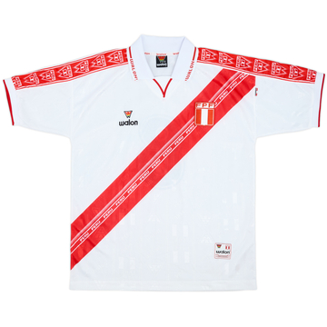 2000-01 Peru Home Shirt #8 - 10/10 - (XL)