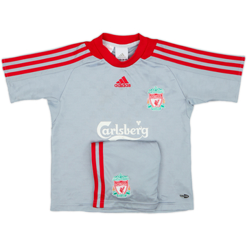 2008-09 Liverpool Away Shirt & Shorts - 7/10 - (5-6 Years)