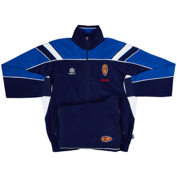 1999-01 Real Zaragoza Luanvi Track Jacket - 6/10 - (XXL)