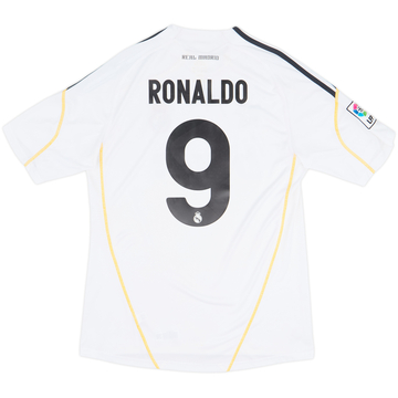 2009-10 Real Madrid Home Shirt Ronaldo #9 - 7/10 - (M)