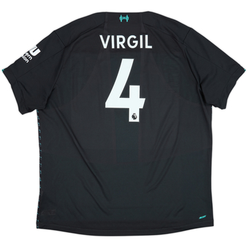 2019-20 Liverpool Third Shirt Virgil #4 - 10/10 - (XXL)