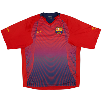 2007-08 Barcelona Nike Training Shirt - 8/10 - (L)