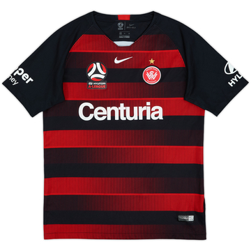 2018-19 Western Sydney Wanderers Home Shirt - 8/10 - (XL.Boys)