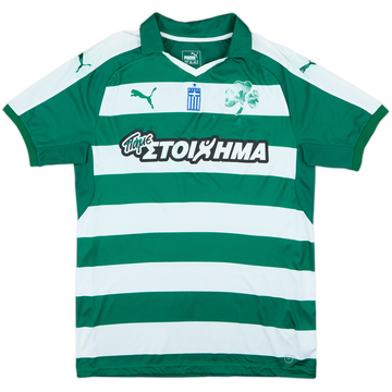 2016-17 Panathinaikos Home Shirt - 4/10 - (M)