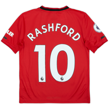 2019-20 Manchester United Home Shirt Rashford #10 - 10/10 - (M)