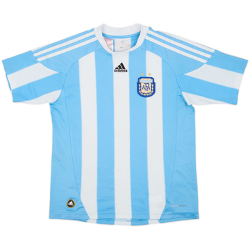 2010-11 Argentina Home Shirt - 7/10 - (M.Boys)