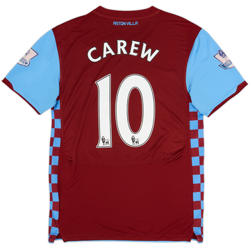 2010-11 Aston Villa Home Shirt Carew #10 - 6/10 - (M)