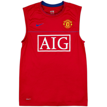 2008-09 Manchester United Nike Training Vest - 8/10 - (S)
