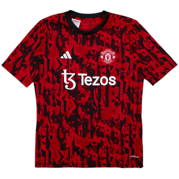 2023-24 Manchester United adidas Training Shirt - 8/10 - (L.Boys)
