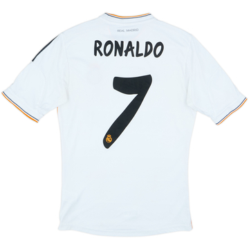 2013-14 Real Madrid Home Shirt Ronaldo #7 - 8/10 - (S)