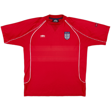 2000-02 England Umbro Training Shirt - 8/10 - (XL)