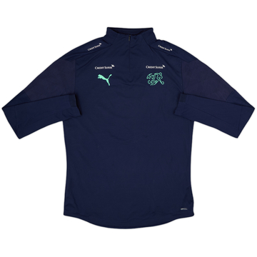 2019-20 Switzerland Player Issue Puma 1/4 Zip Drill Top - 8/10 - (L)