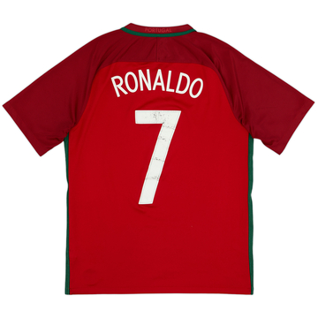 2016-18 Portugal Home Shirt Ronaldo #7 - 5/10 - (M)