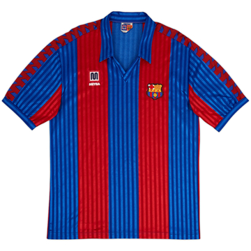 1989-92 Barcelona Home Shirt - 8/10 - (XL)