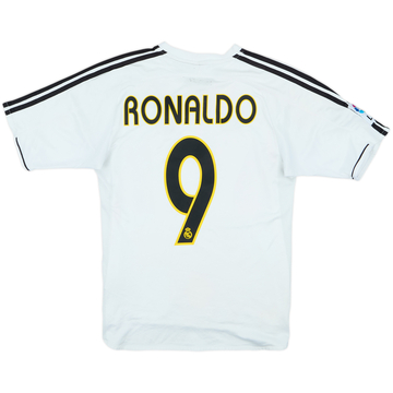 2003-04 Real Madrid Home Shirt Ronaldo #9 - 5/10 - (S)