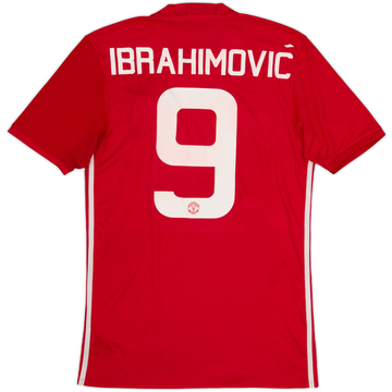 2016-17 Manchester United Home Shirt Ibrahimovic #9 - 6/10 - (S)
