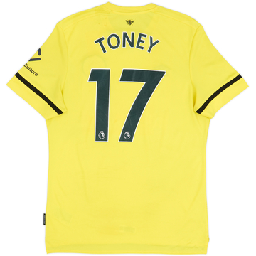 2021-22 Brentford Away Shirt Toney #17 - 6/10 - (L)