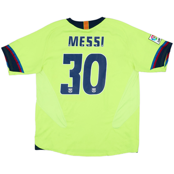 2005-06 Barcelona Away Shirt Messi #30 - 6/10 - (XL)