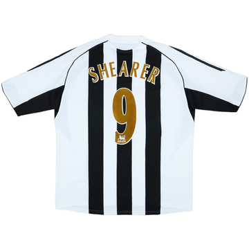 2005-07 Newcastle Home Shirt Shearer #9 - 6/10 - (XL)